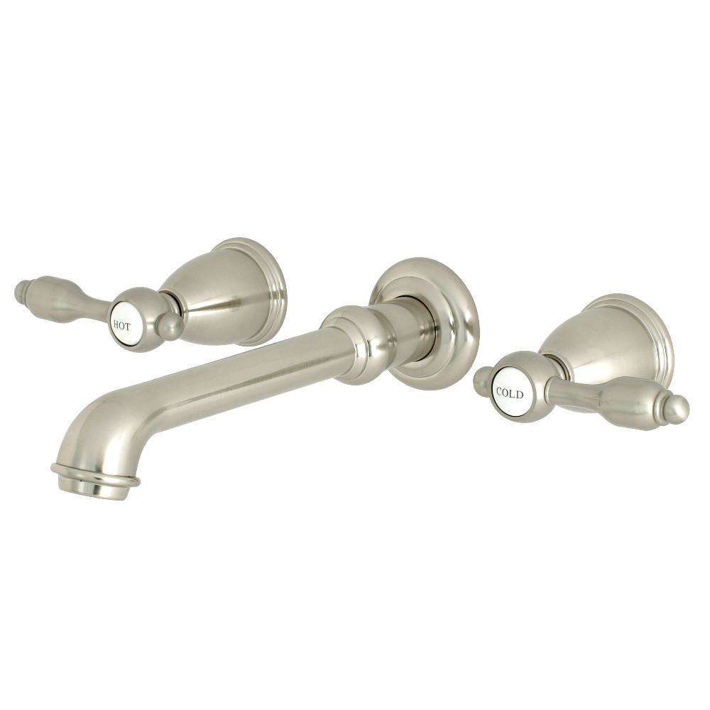 Kingston KS7128TAL Tudor Two-Hnd Wall Mount Bath Faucet