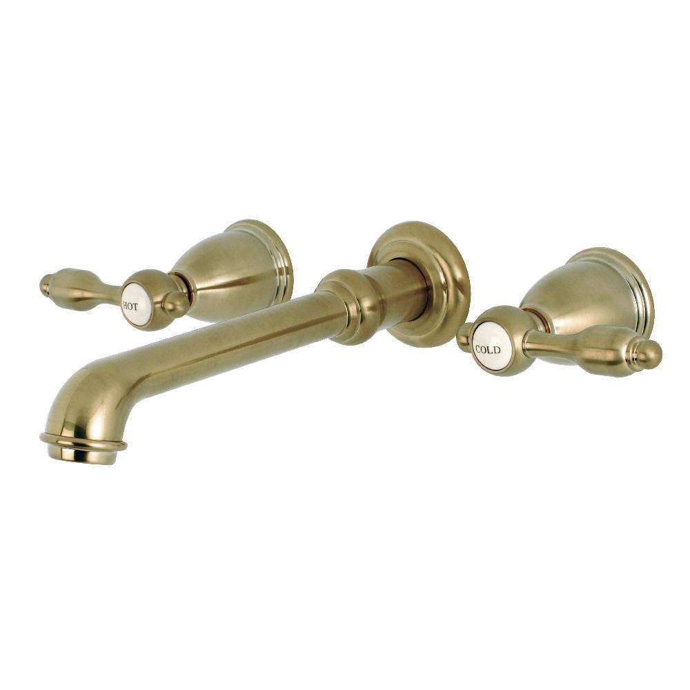 Kingston Brass KS7127TAL 8" Center Wall Mount Bath Faucet