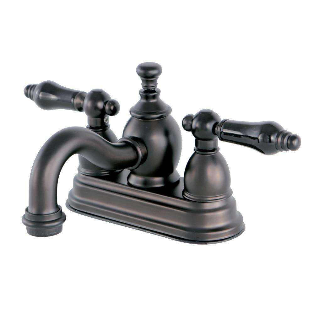 Kingston Brass KS7105PKL 4 in. Centerset Bath Faucet Bronze