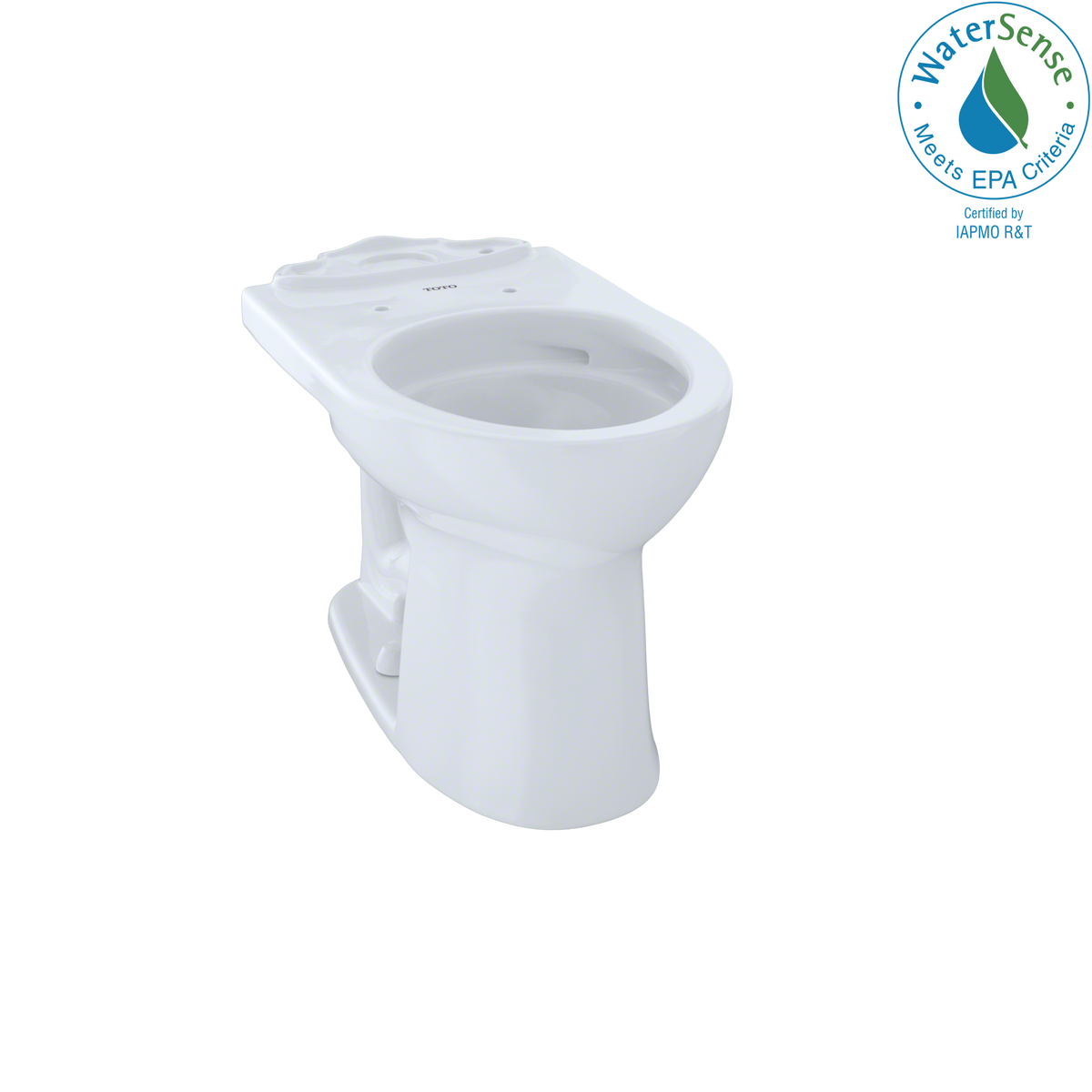TOTO Drake II Universal Height Round Toilet Bowl with CeFiONtect, Cotton White C453CUFG#01