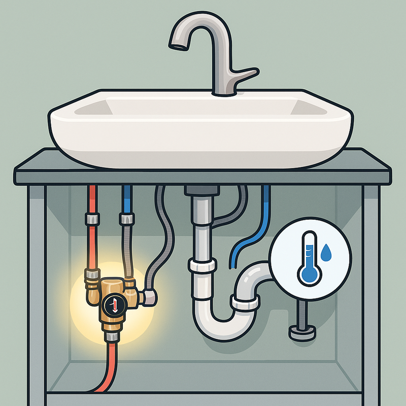 Scald Protection & Comfort: Why Thermostatic Mixing Valves Matter in Commercial Restrooms