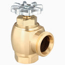 Sloan NH-730-A-G 1" Wheel Handle Control Stop for Ground Joint Tail Naval Brass, Rough Brass