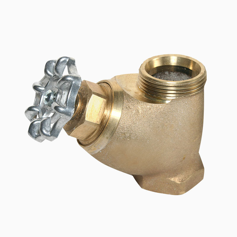Sloan H-770-A-G 1" Wheel Handle Straight Control Stop for Ground Joint Tail Rough Brass