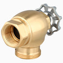 Sloan NH-730-A-G-W 1" Wheel Handle Control Stop for Ground Joint Tail Naval Brass, Rough Brass…