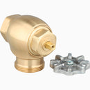 Sloan NH-730-A-G-W 1" Wheel Handle Control Stop for Ground Joint Tail Naval Brass, Rough Brass…