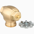 Sloan NH-730-A-G 3/4" Wheel Handle Control Stop for Ground Joint Tail Less Cap Naval Brass, Ro…