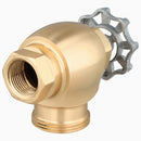 Sloan NH-730-A-G 3/4" Wheel Handle Control Stop for Ground Joint Tail Less Cap Naval Brass, Ro…