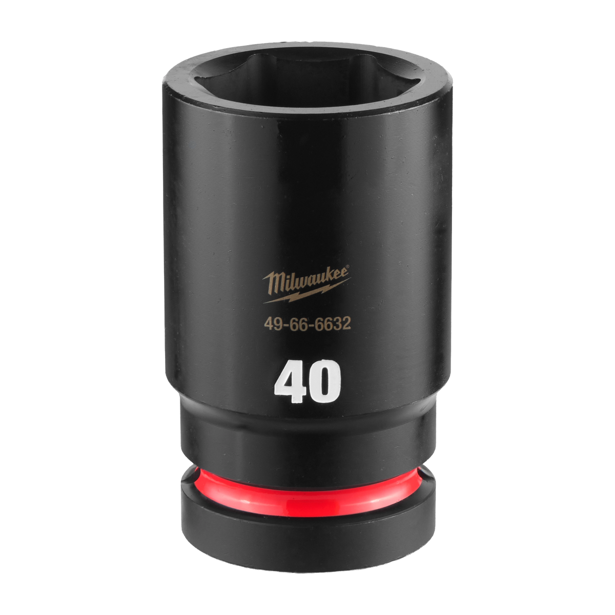 Milwaukee 49-66-6632 SHOCKWAVE Impact Duty 1" Drive 40MM Deep 6 Point Socket