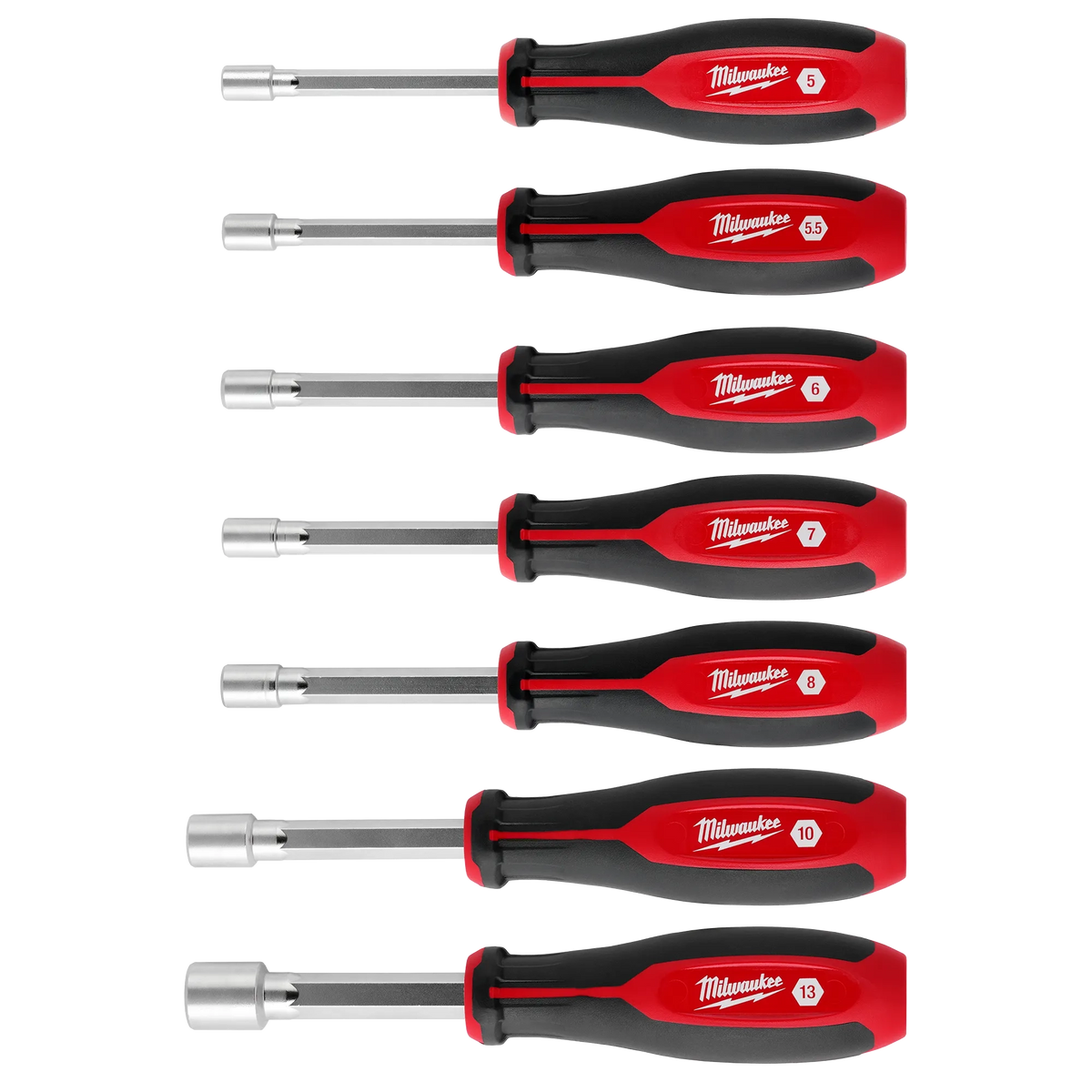 Milwaukee 48-22-2448 7pc Metric HollowCore Nut Driver Set