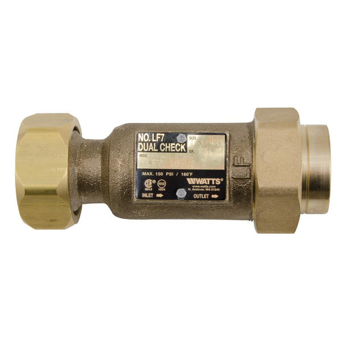 Watts LF07S 1 backflow preventer