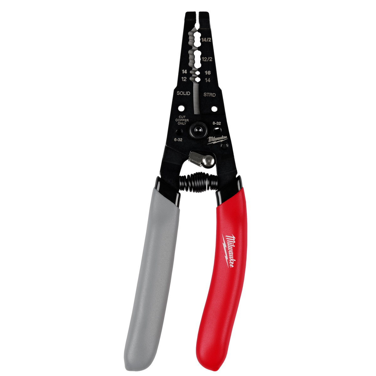 Milwaukee 48-22-3081 12/2 & 14/2 NM Dipped Grip Wire Stripper & Cutter