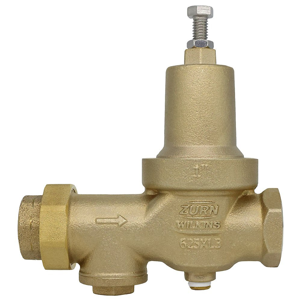 Zurn 1-625XL3 Water Pressure Reducing Valve with Integral Strainer - Competitor Replacement Length with Venturi