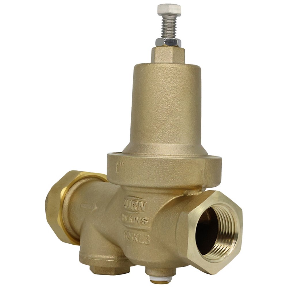 Zurn 1-625XL3 Water Pressure Reducing Valve with Integral Strainer - Competitor Replacement Length with Venturi