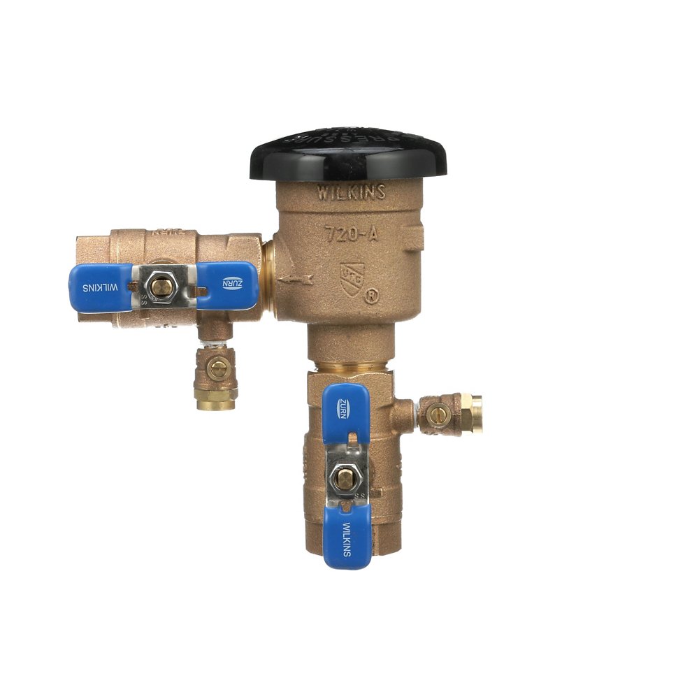 Zurn 114-720A 1-1/4" Pressure Vacuum Breaker Assembly (1/2" - 2"), Bronze, FNPT