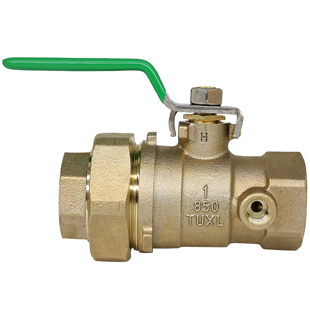 Zurn 112-850TUXL 1-1/2" Lead-Free Ball Valve - Bronze, Full Port, Lead-Free Bronze, FNPT