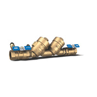 Zurn 1-950XLT Double Check Backflow Preventer, Bronze, FNPT
