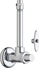 Chicago Faucets 1010-ABCP Lead-Free Angle stop, Brass