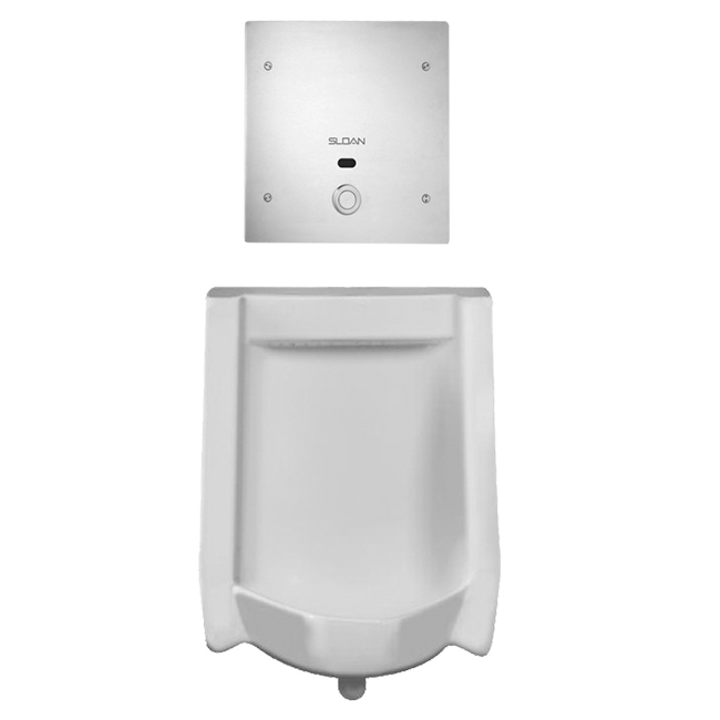 Sloan WEUS-1010.1313 Urinal Combo, SU-1010 Rear Spud with Royal 195-0.125 (0.125 gpf)