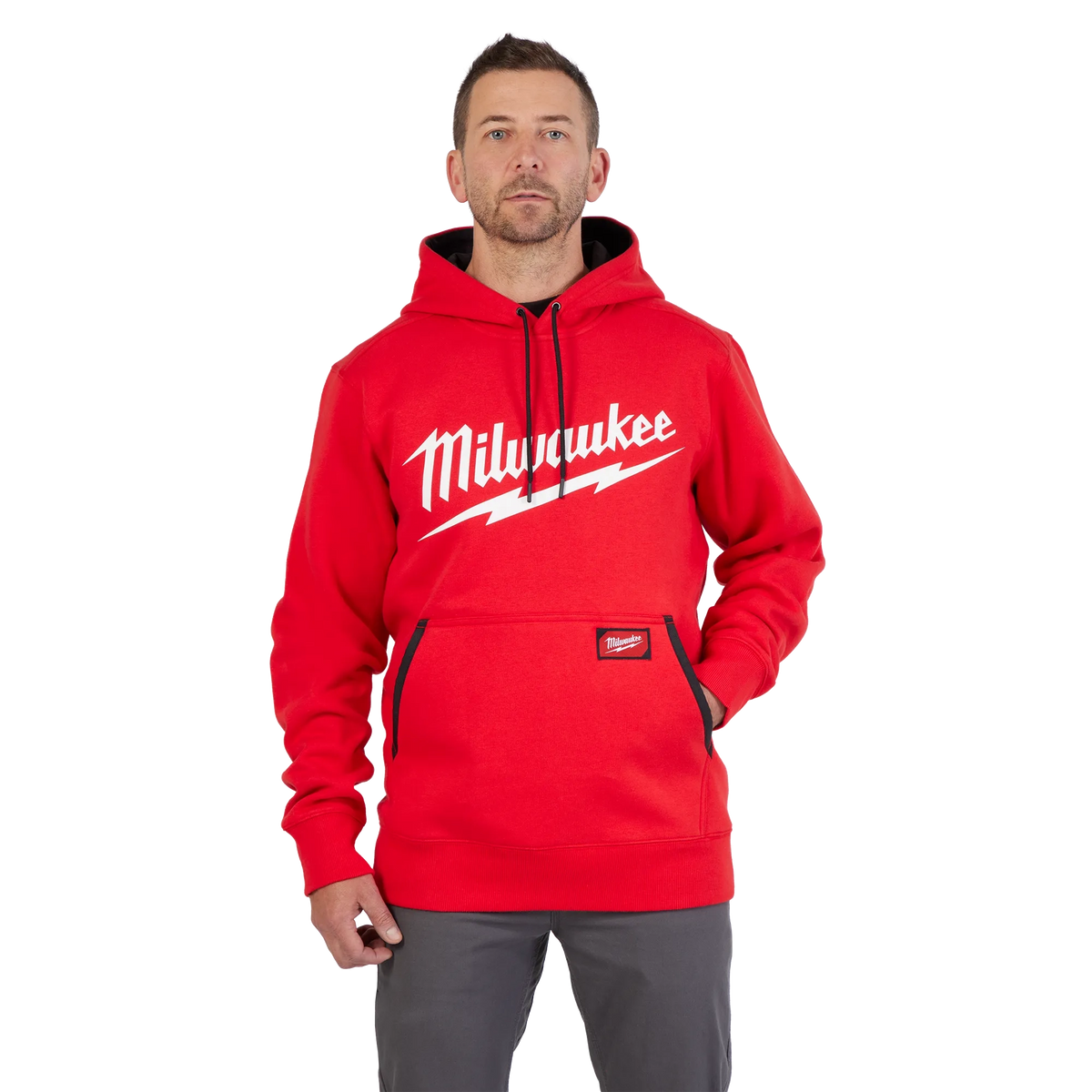 Milwaukee 352R-L FREEFLEX Pullover Hoodie - Logo Red L