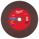Milwaukee 49-94-0053 12" x 1/8" x 1" Metal Cut Off Wheel -Type 1 (Pack of 10)