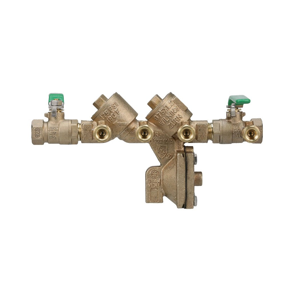 Zurn 12-975XL2 1/2" Lead-Free Backflow Preventer - Reduced Pressure Principle Assembly (1/4" - 1/2")