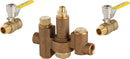 Chicago Faucets 132-LFSABNF Emergency thermostatic mixing valve with cold water bypass