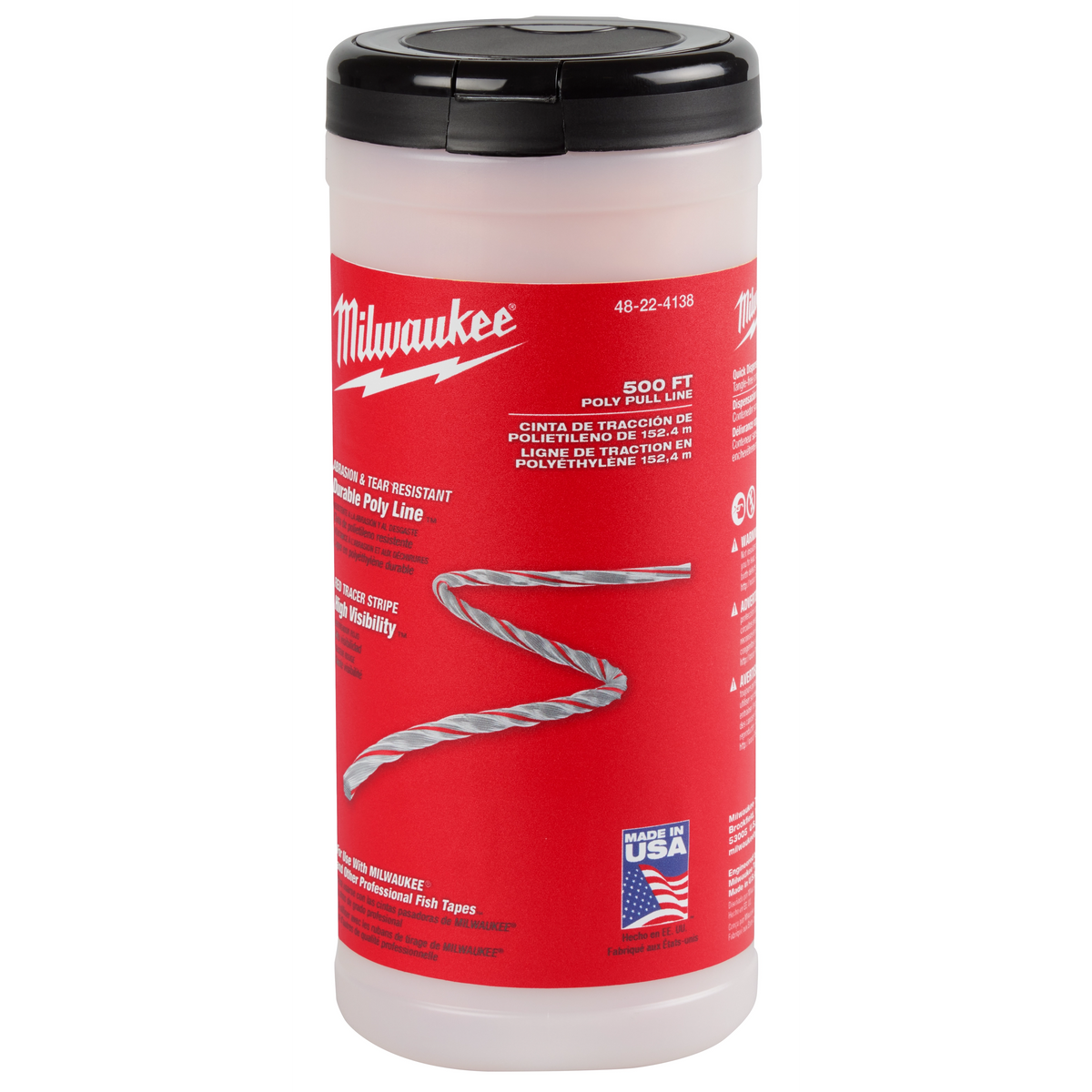 Milwaukee 48-22-4138 500' Poly Pull Line