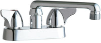Chicago Faucets 1891-E2CP Deck-mounted manual faucet with 4" centers, NPSM