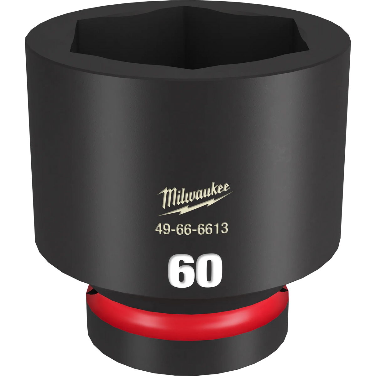 Milwaukee 49-66-6613 SHOCKWAVE Impact Duty 1" Drive 60MM Standard 6 Point Socket