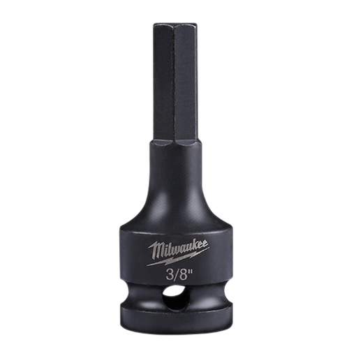 Milwaukee 49-66-5142 SHOCKWAVE Impact Duty Lineman's 1/2" Drive 3/8" Hex Bit Socket