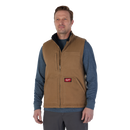 Milwaukee 801BR-M GRIDIRON Sherpa-Lined Vest - Brown M
