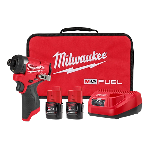 Milwaukee 3453-22 M12 FUEL 1/4" Hex Impact Driver Kit