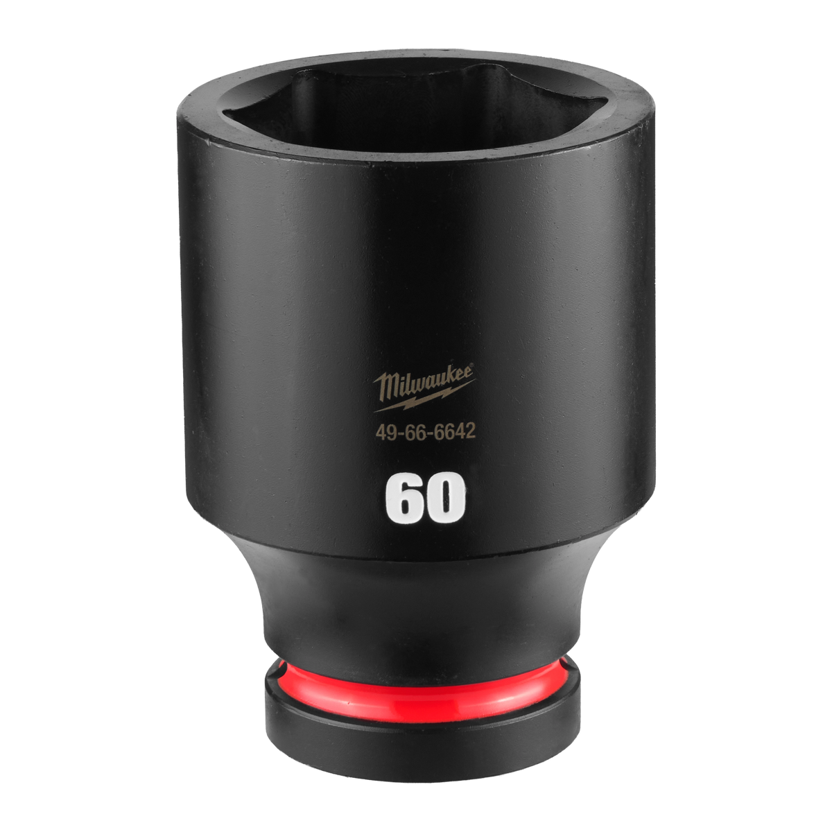 Milwaukee 49-66-6642 SHOCKWAVE Impact Duty 1" Drive 60MM Deep 6 Point Socket