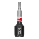 Milwaukee 48-32-4702 SHOCKWAVE Impact Duty 1" Hex 3/32" Insert Bits Bulk 25