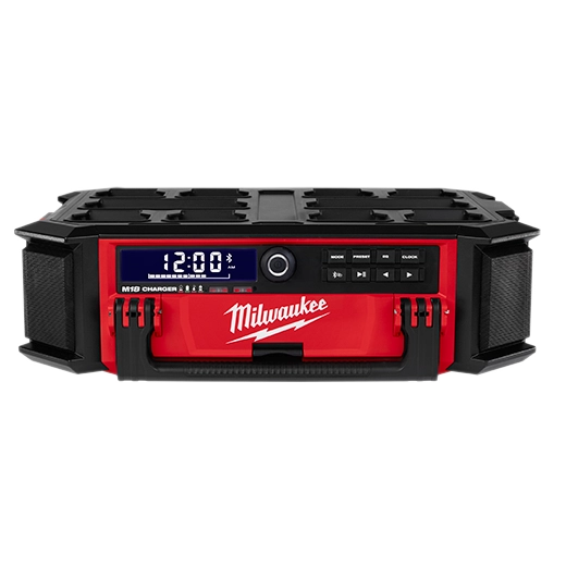 Milwaukee 2950-20 M18 Jobsite Radio + Charger w/ PACKOUT Compatibility
