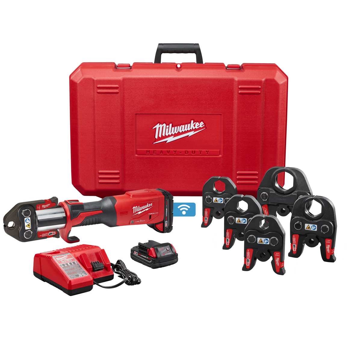 Milwaukee 2922-22 M18 FORCE LOGIC Press Tool w/ ONE-KEY w/ 1/2"-2" CTS Jaws