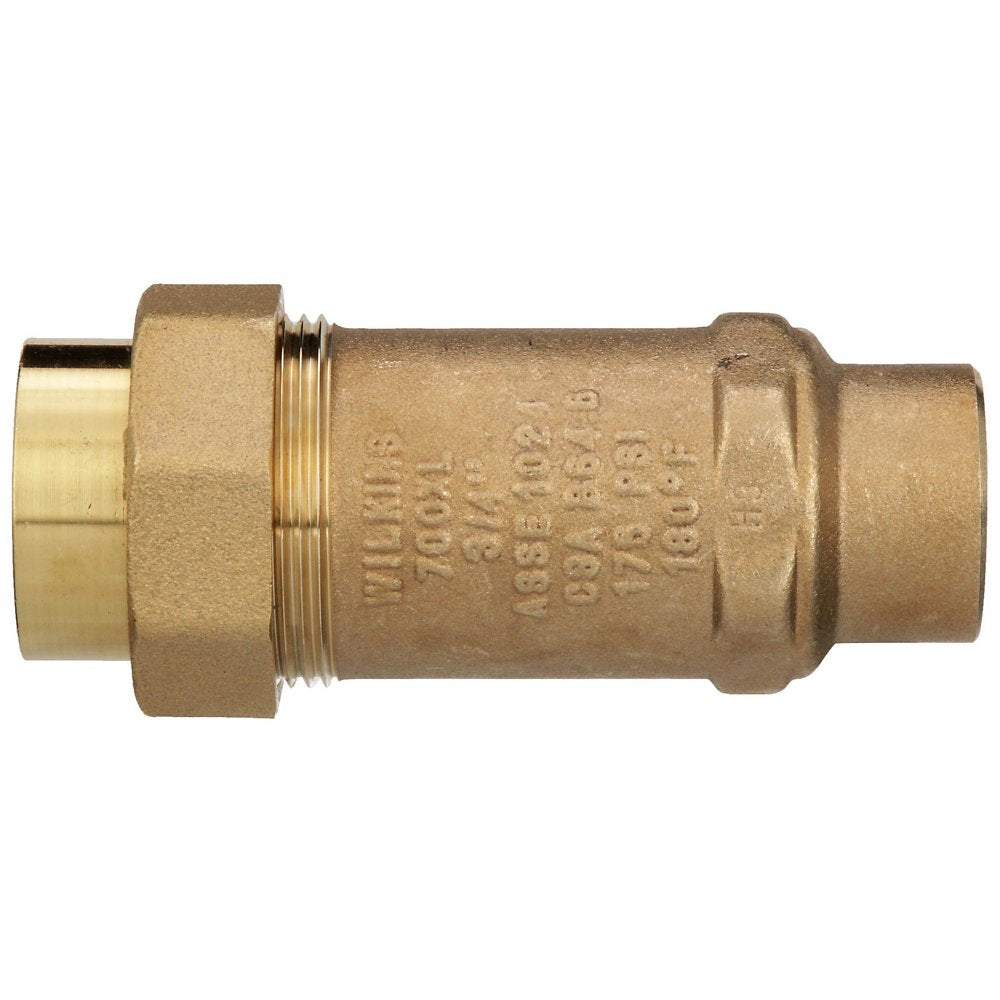 Zurn 12UFX12F-700XL Lead-Free Dual Check Valve, Bronze, FNPT