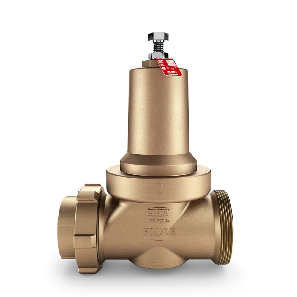 Zurn 4-500XL3FY Lead-Free High Capacity Commercial Grade Water Pressure Reducing Valve with Venturi