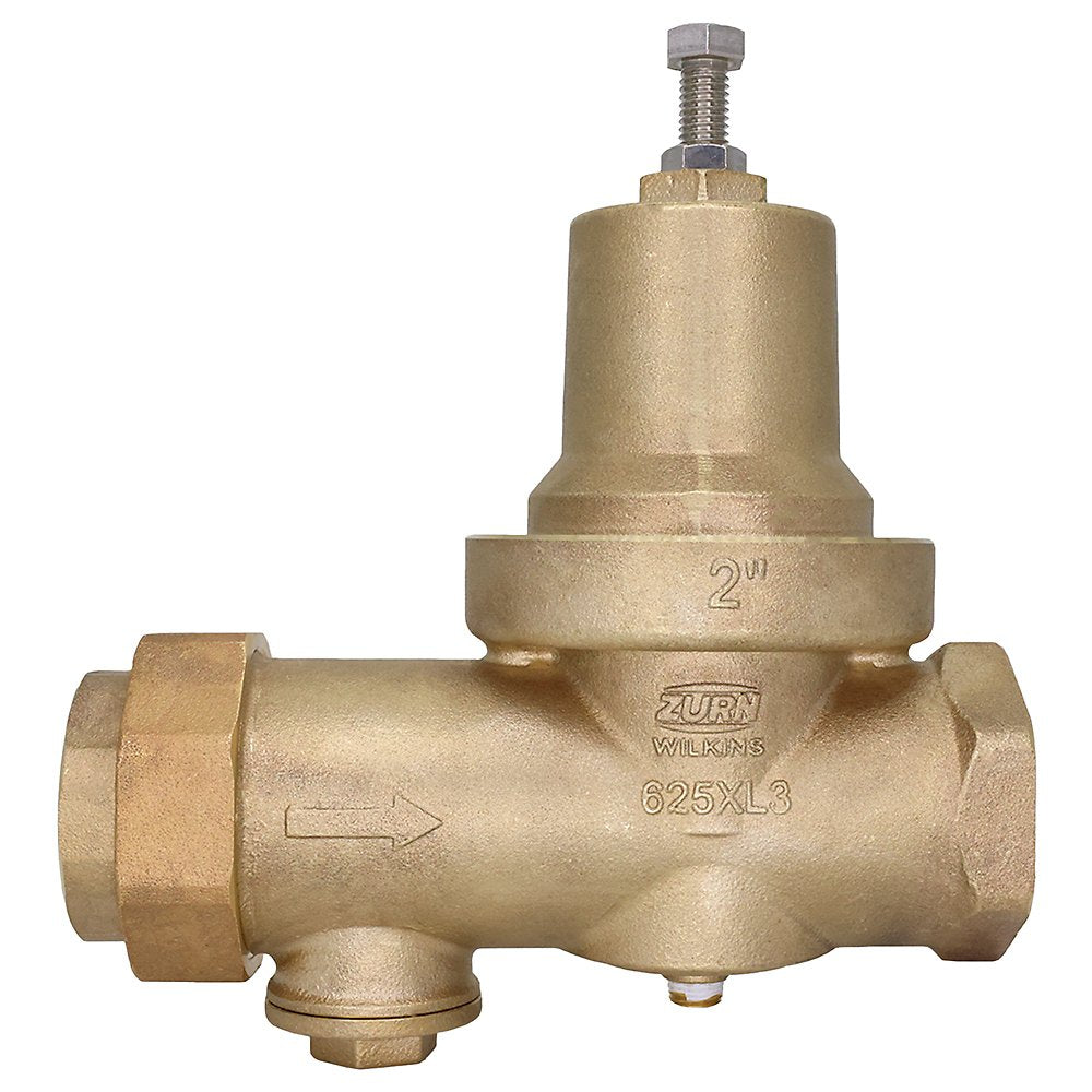 Zurn 2-625XL3 Water Pressure Reducing Valve with Integral Strainer - Competitor Replacement Length with Venturi
