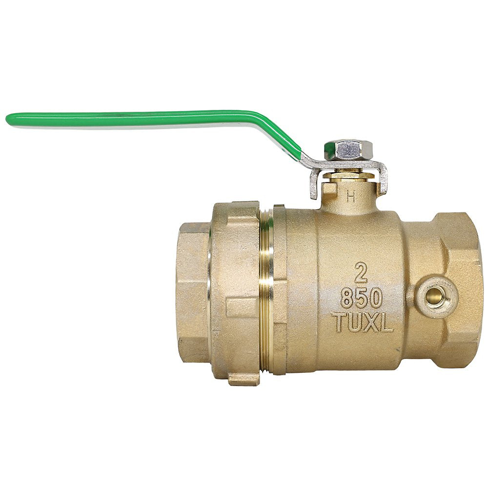 Zurn 2-850TUXL Lead-Free Ball Valve - Bronze, Full Port, Lead-Free Bronze, FNPT