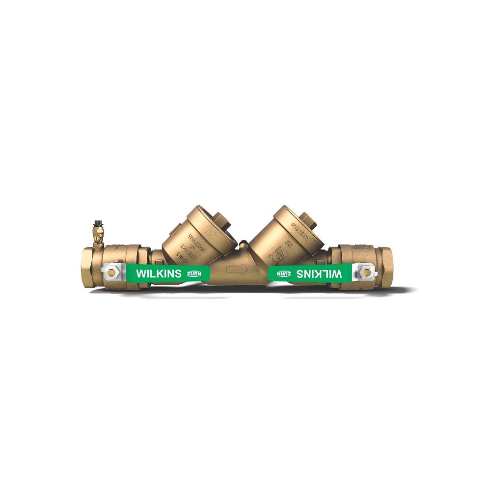 Zurn 2-950XLT2 Lead-Free Backflow Preventer - Double Check Valve Assembly with Top Access