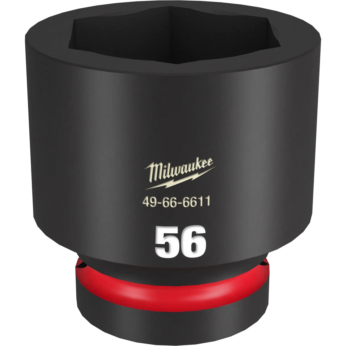 Milwaukee 49-66-6611 SHOCKWAVE Impact Duty 1" Drive 56MM Standard 6 Point Socket