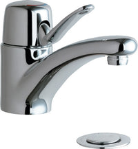 Chicago Faucets 2201-ABCP Lead-Free Deck-mounted manual faucet, single-hole mounting, with pop-up drain