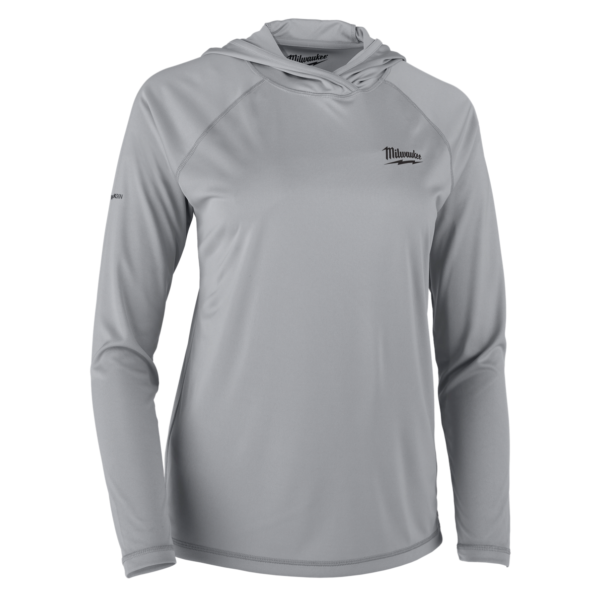 Milwaukee F550G-M Women's WORKSKIN Hooded Shirt - Gray M
