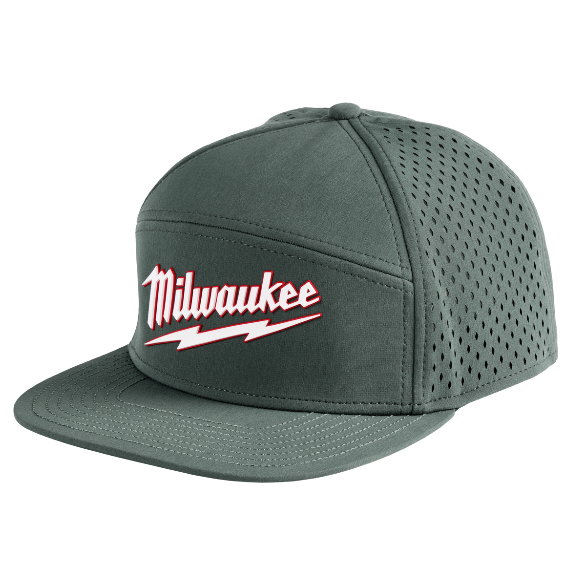 Milwaukee M771E Flat Brim Snapback | Green
