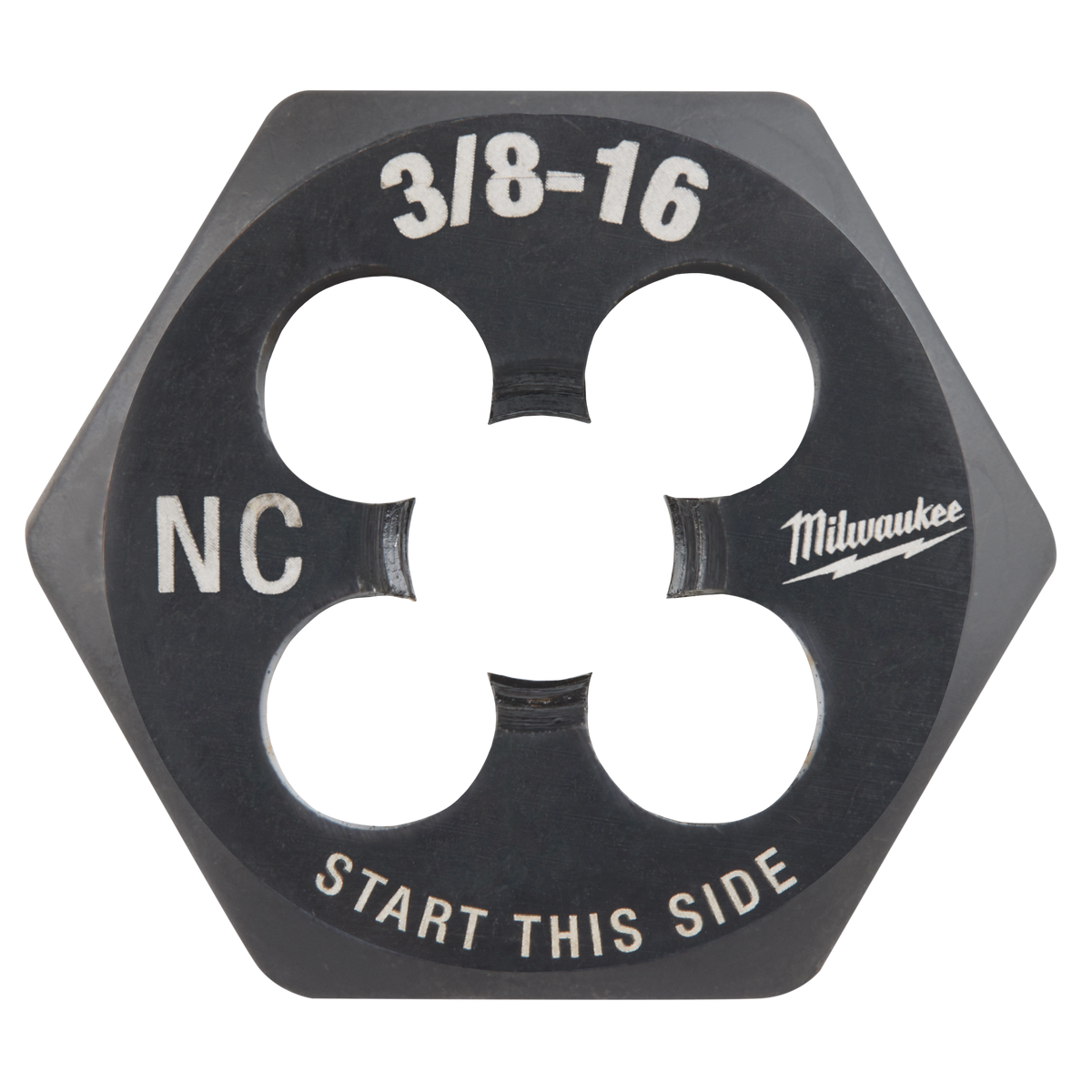 Milwaukee 49-57-5348 3/8"-16 NC 1-Inch Hex Threading Die