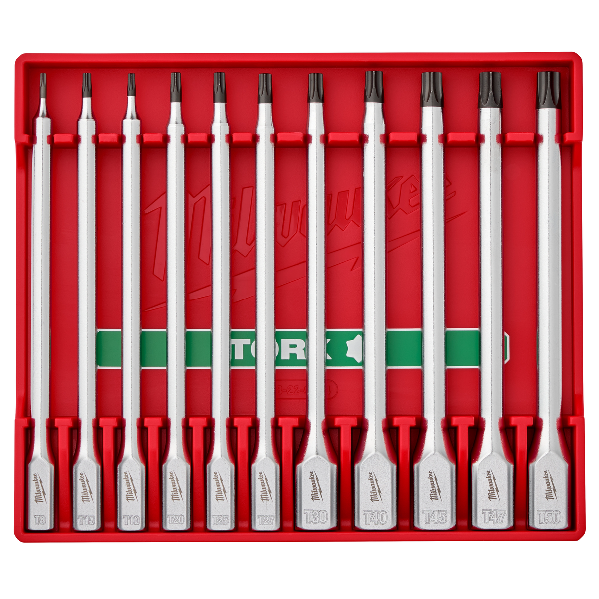 Milwaukee 48-22-9534 11pc 1/4” and 3/8” Drive Long TORX Bit Socket Set