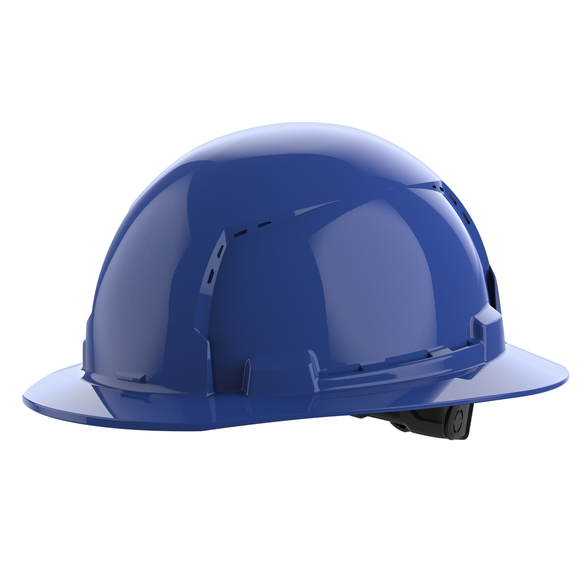 Milwaukee 48-73-1225 BOLT Blue Full Brim Vented Hard Hat w/6pt Ratcheting Suspension (USA) - Type 1, Class C (Pack of 5)