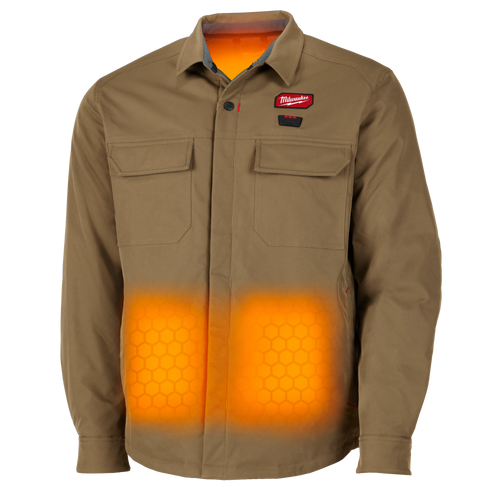 Milwaukee M103K-21XL M12 Shirt Jacket - Khaki XL