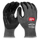 Milwaukee 48-73-6940 Cut Level 4 High Dexterity Nitrile Dipped Gloves w/ WEAR-DEFENSE Protection- S (Pack of 6)